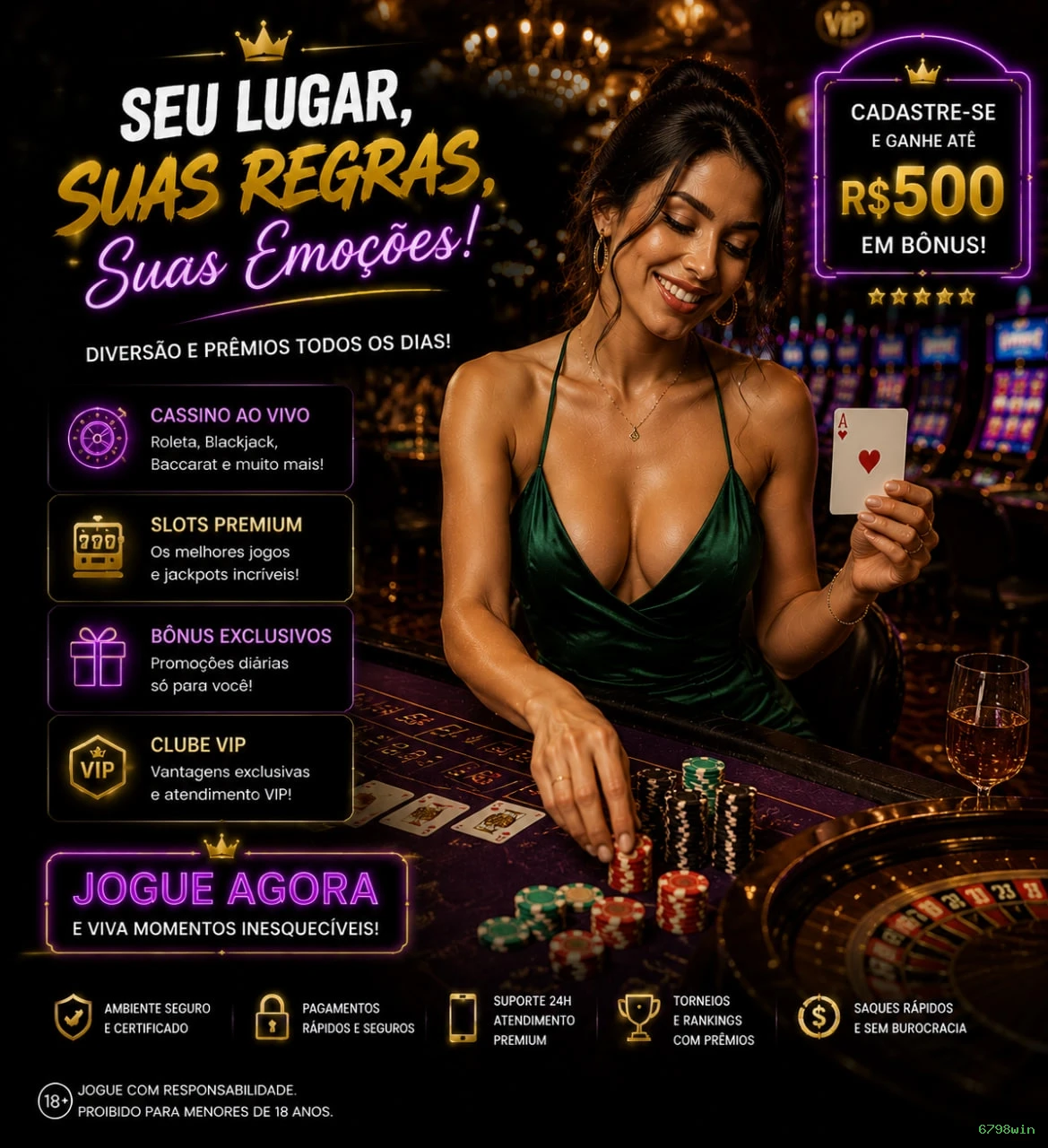 Vantagens App 6798win